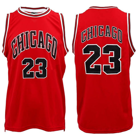 Darrahopens Men's Fashion > Tops & T-shirts New Men's Basketball Jersey Sports T Shirt Tee Vest Tops Gym Chicago Los Angeles, Red - Chicago 23, 2XL