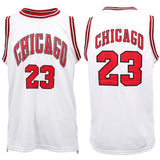 Darrahopens Men's Fashion > Tops & T-shirts New Men's Basketball Jersey Sports T Shirt Tee Vest Tops Gym Chicago Los Angeles, Red - Chicago 23, 2XL