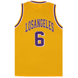 Darrahopens Men's Fashion > Tops & T-shirts New Men's Basketball Jersey Sports T Shirt Tee Vest Tops Gym Chicago Los Angeles, Yellow - Los Angeles 6, 2XL