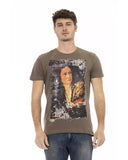 Darrahopens Men's Fashion > Tops & T-shirts Printed Short Sleeve T-shirt with Round Neck 2XL Men