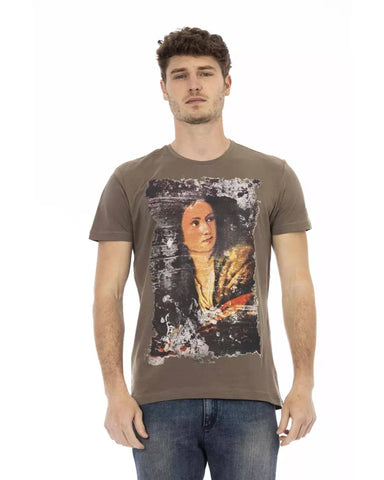 Darrahopens Men's Fashion > Tops & T-shirts Printed Short Sleeve T-shirt with Round Neck 2XL Men