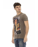 Darrahopens Men's Fashion > Tops & T-shirts Printed Short Sleeve T-shirt with Round Neck 2XL Men