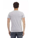 Darrahopens Men's Fashion > Tops & T-shirts Short Sleeve Round Neck T-shirt with Front Print 2XL Men