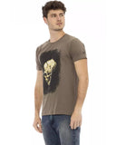 Darrahopens Men's Fashion > Tops & T-shirts Short Sleeve Round Neck T-shirt with Front Print 2XL Men