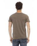 Darrahopens Men's Fashion > Tops & T-shirts Short Sleeve Round Neck T-shirt with Front Print 2XL Men