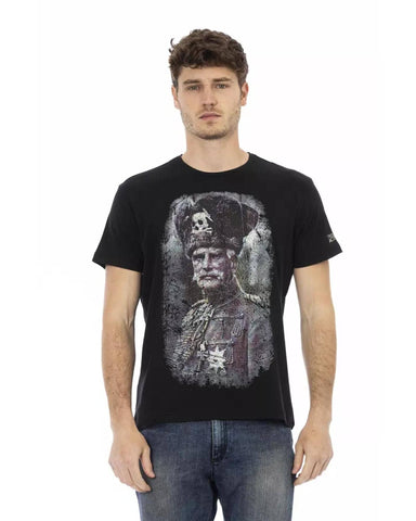 Darrahopens Men's Fashion > Tops & T-shirts Short Sleeve Round Neck T-shirt with Front Print L Men