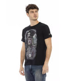 Darrahopens Men's Fashion > Tops & T-shirts Short Sleeve Round Neck T-shirt with Front Print L Men