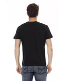 Darrahopens Men's Fashion > Tops & T-shirts Short Sleeve Round Neck T-shirt with Front Print L Men