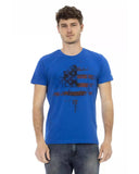 Darrahopens Men's Fashion > Tops & T-shirts Short Sleeve T-shirt with Round Neck and Front Print 2XL Men