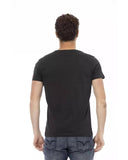 Darrahopens Men's Fashion > Tops & T-shirts Short Sleeve T-shirt with Round Neck and Front Print 2XL Men