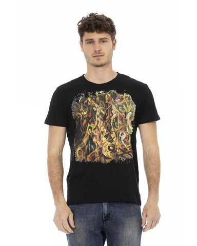 Darrahopens Men's Fashion > Tops & T-shirts Short Sleeve T-shirt with Round Neck and Front Print 2XL Men