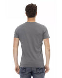 Darrahopens Men's Fashion > Tops & T-shirts Short Sleeve T-Shirt with Round Neck and Front Print 2XL Men