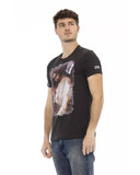 Darrahopens Men's Fashion > Tops & T-shirts Short Sleeve T-shirt with Round Neck and Front Print 2XL Men