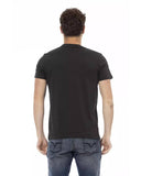 Darrahopens Men's Fashion > Tops & T-shirts Short Sleeve T-shirt with Round Neck and Front Print 2XL Men