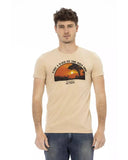 Darrahopens Men's Fashion > Tops & T-shirts Short Sleeve T-shirt with Round Neck and Front Print 2XL Men