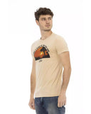 Darrahopens Men's Fashion > Tops & T-shirts Short Sleeve T-shirt with Round Neck and Front Print 2XL Men