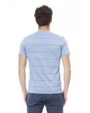 Darrahopens Men's Fashion > Tops & T-shirts Short Sleeve T-shirt with Round Neck and Front Print L Men