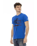 Darrahopens Men's Fashion > Tops & T-shirts Short Sleeve T-shirt with Round Neck and Front Print L Men