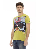 Darrahopens Men's Fashion > Tops & T-shirts Short Sleeve T-shirt with Round Neck and Front Print L Men