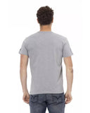 Darrahopens Men's Fashion > Tops & T-shirts Short Sleeve T-shirt with Round Neck and Front Print L Men