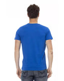 Darrahopens Men's Fashion > Tops & T-shirts Short Sleeve T-shirt with Round Neck and Front Print M Men