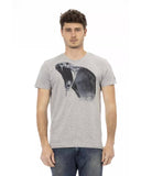 Darrahopens Men's Fashion > Tops & T-shirts Short Sleeve T-shirt with Round Neck - Front Print 2XL Men