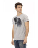 Darrahopens Men's Fashion > Tops & T-shirts Short Sleeve T-shirt with Round Neck - Front Print 2XL Men