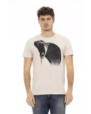 Darrahopens Men's Fashion > Tops & T-shirts Short Sleeve T-shirt with Round Neck - Front Print L Men