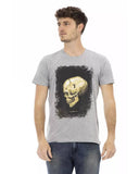 Darrahopens Men's Fashion > Tops & T-shirts Short Sleeve T-shirt With Round Neck. Front Print. M Men