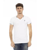 Darrahopens Men's Fashion > Tops & T-shirts Short Sleeve T-shirt with V-neck and Chest Print L Men