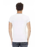 Darrahopens Men's Fashion > Tops & T-shirts Short Sleeve T-shirt with V-neck and Chest Print L Men