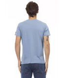 Darrahopens Men's Fashion > Tops & T-shirts Short Sleeve T-shirt with V-neck and Front Print 2XL Men