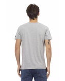 Darrahopens Men's Fashion > Tops & T-shirts Short Sleeve T-shirt with V-neck and Front Print 2XL Men