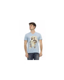 Darrahopens Men's Fashion > Tops & T-shirts Short Sleeve T-shirt with V-neck and Front Print 2XL Men