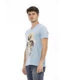 Darrahopens Men's Fashion > Tops & T-shirts Short Sleeve T-shirt with V-neck and Front Print 2XL Men