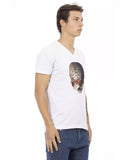 Darrahopens Men's Fashion > Tops & T-shirts Short Sleeve T-shirt With V-neck. Front Print. 2XL Men