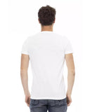 Darrahopens Men's Fashion > Tops & T-shirts Short Sleeve V-Neck T-shirt with Front Print 2XL Men