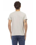 Darrahopens Men's Fashion > Tops & T-shirts Short Sleeve V-Neck T-shirt with Front Print 2XL Men