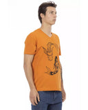 Darrahopens Men's Fashion > Tops & T-shirts Short Sleeve V-Neck T-Shirt with Front Print 2XL Men