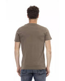 Darrahopens Men's Fashion > Tops & T-shirts Short Sleeve V-Neck T-shirt with Front Print 3XL Men