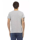 Darrahopens Men's Fashion > Tops & T-shirts Short Sleeve V-Neck T-shirt with Front Print L Men