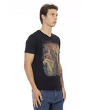 Darrahopens Men's Fashion > Tops & T-shirts Short Sleeve V-Neck T-Shirt with Front Print M Men