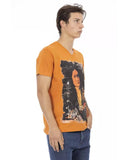 Darrahopens Men's Fashion > Tops & T-shirts Short Sleeve V-Neck T-Shirt with Front Print M Men