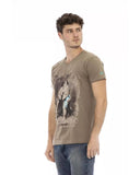 Darrahopens Men's Fashion > Tops & T-shirts Short Sleeve V-Neck T-Shirt with Front Print M Men