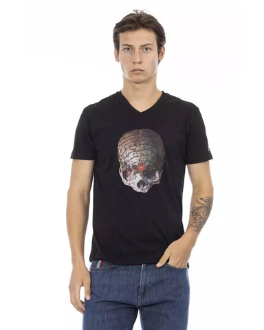 Darrahopens Men's Fashion > Tops & T-shirts V-Neck Short Sleeve T-Shirt with Front Print XL Men