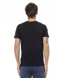 Darrahopens Men's Fashion > Tops & T-shirts V-Neck Short Sleeve T-Shirt with Front Print XL Men