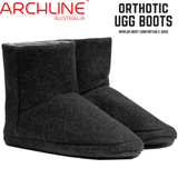 Darrahopens Men's Fashion > Uggs & Slippers Archline Orthotic UGG Boots Slippers Arch Support Warm Orthopedic Shoes - Black - EUR 40 (Mens US 7)