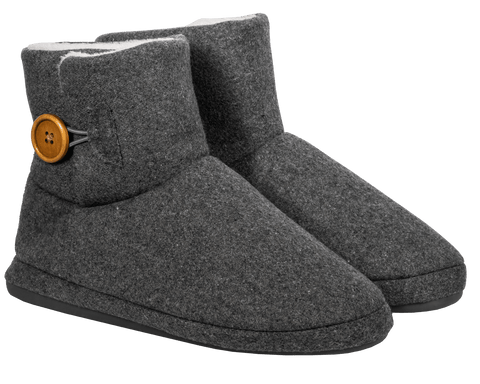 Darrahopens Men's Fashion > Uggs & Slippers Archline Orthotic UGG Boots Slippers Arch Support Warm Orthopedic Shoes - Grey - EUR 43 (Women's US 12/Men's US 10)