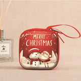 Darrahopens Occasions > Christmas 6 Pcs Set Small Gift Cute Cartoon Bags Packaging Box Christmas Coin Purse