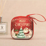 Darrahopens Occasions > Christmas 6 Pcs Set Small Gift Cute Cartoon Bags Packaging Box Christmas Coin Purse